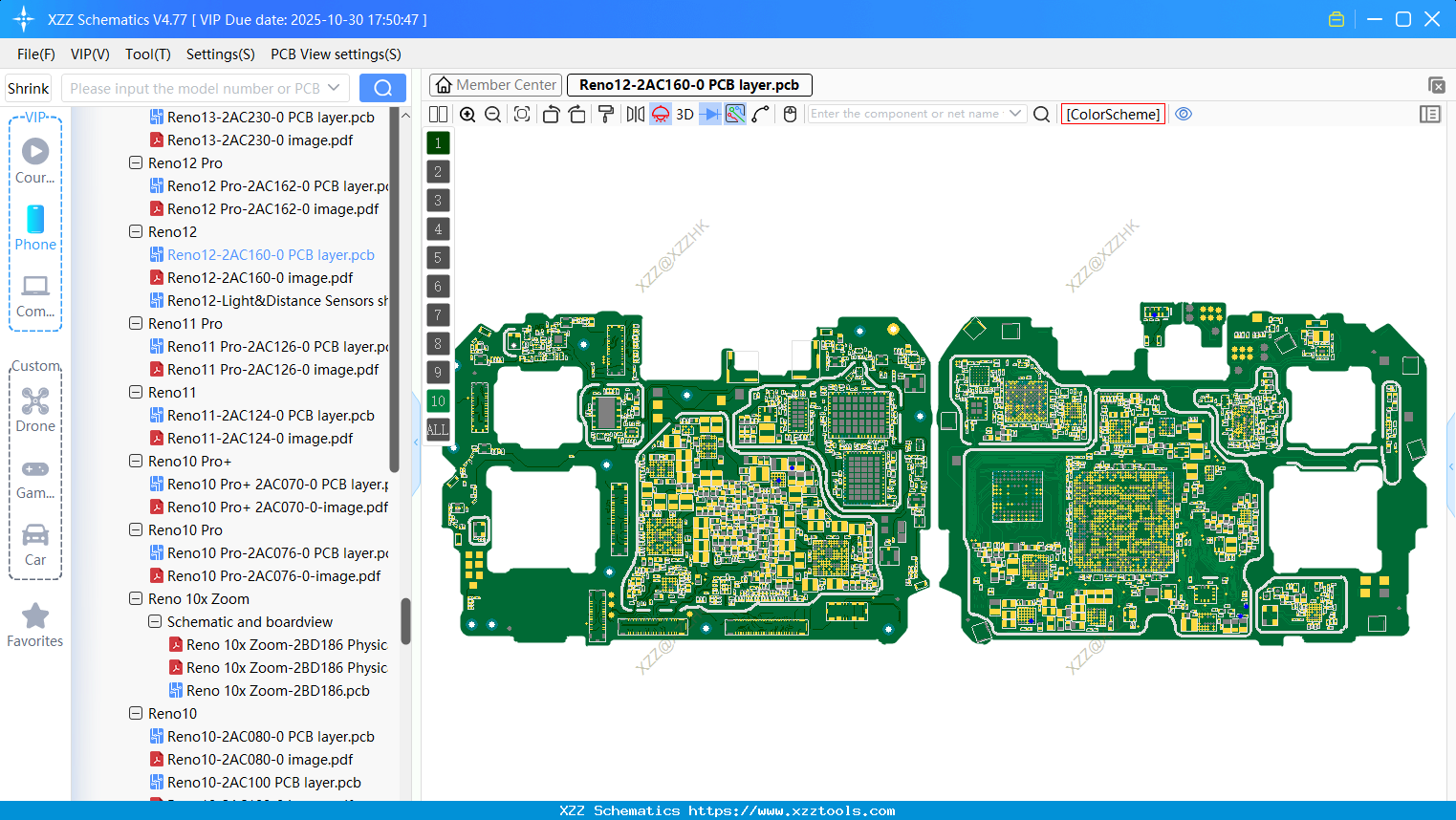 OPPO Reno12-2AC160-0 PCB Layer